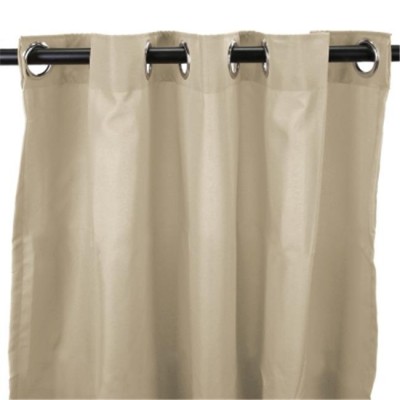 544 in. x 84 in. Outdoor Curtain - Solid Linen   
